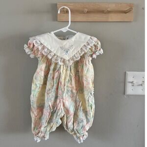 0/3m floral romper